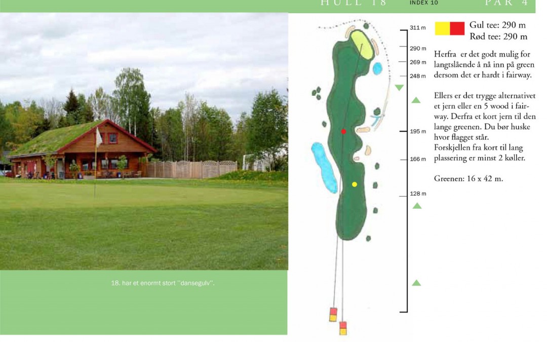 Hull 18 (Par 4, Indeks 10)